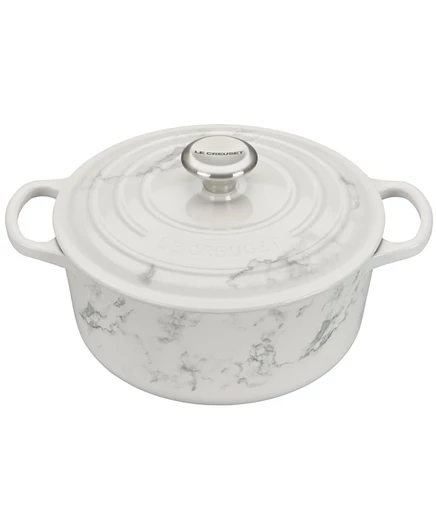 Жаровня чугунная эмалированная Le Creuset 4,3 л, белая