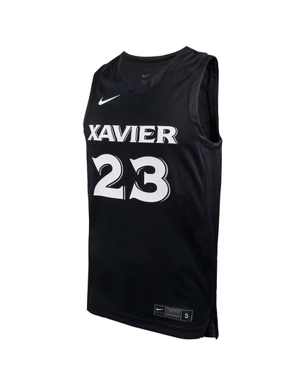 Мужской баскетбольный джерси Nike Xavier №23, черный