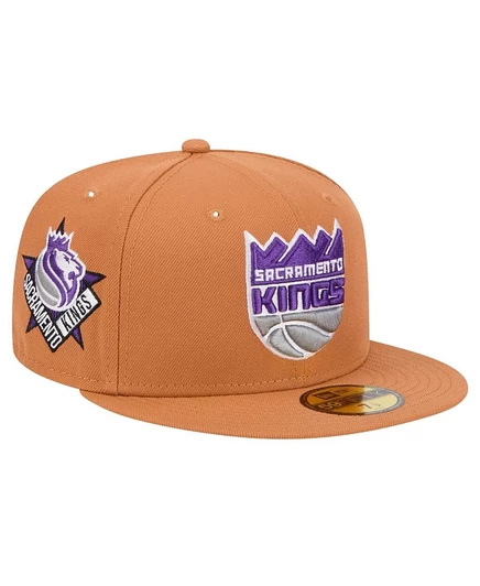 Мужская кепка New Era 59FIFTY Sacramento Kings, песочная