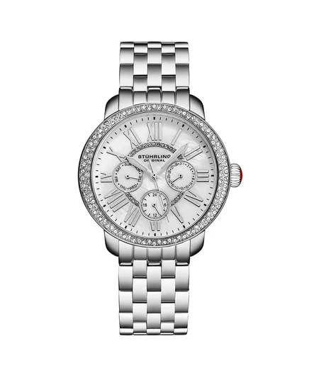 Женские многофункциональные кварцевые часы Stuhrling Sonata диаметром 38 мм