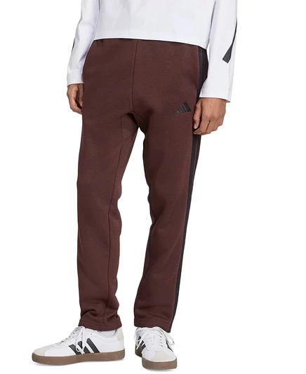 Мужские брюки Adidas 3‑Stripes флисовые, коричневые