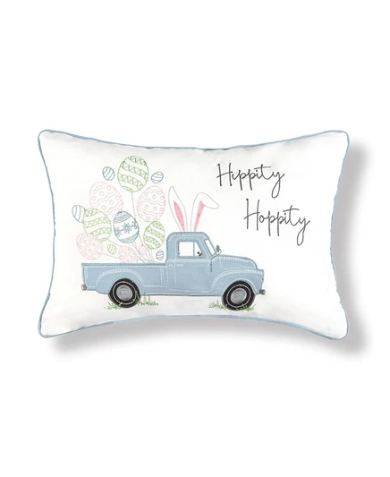 Декоративная подушка C & F Home с вышивкой 13″×20″, синяя