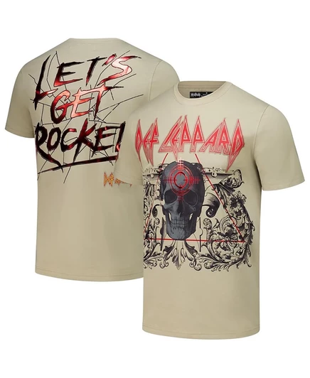 Мужская футболка Freeze Max Tan от Def Leppard Let's Get Rocked