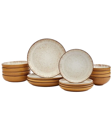 Сервиз Tabletops Gallery Jura Caramel, 16 пр., коричневый