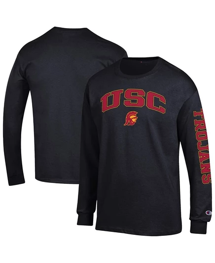 Мужская футболка Champion USC Trojans Arch Over Logo, черная