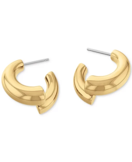 Серьги Calvin Klein CK Spiral Curve Drop, золотистые