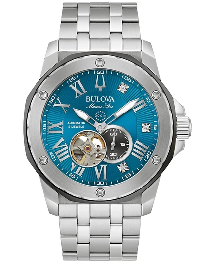 Мужские часы Bulova Marine Star Marc Anthony, 45 мм, сталь