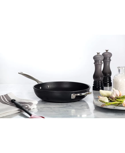 Глубокая сковорода Le Creuset 28 см анодированная, черная