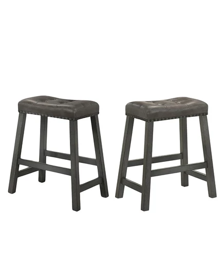 Набор барных стульев Streamdale Furniture в деревенском стиле без спинки для фермерских барных стульев размером от 2 до 25 дюймов