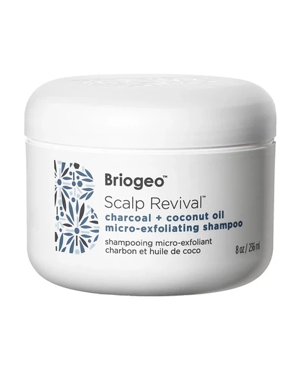 Отшелушивающий шампунь Briogeo Scalp Revival с древесным углем и кокосовым маслом, 8 унций, без цвета