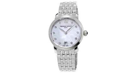 Женские часы Frederique Constant Slimline, 30 мм, серебристые