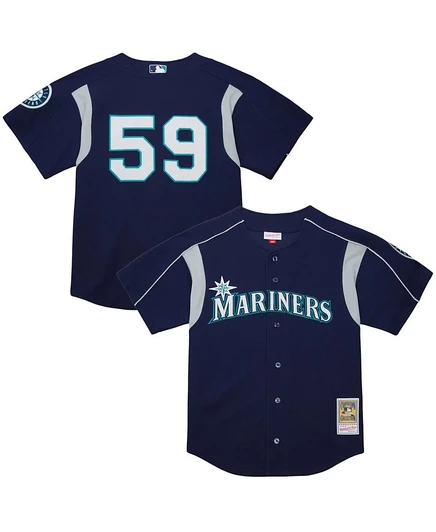 Мужская тренировочная джерси Mitchell & Ness Felix Hernandez, синяя