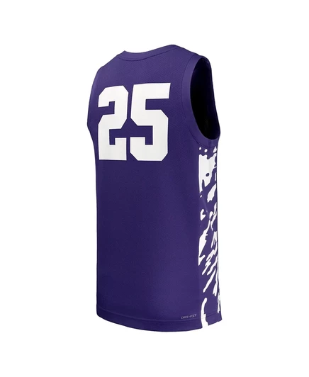 Мужская майка Nike Kansas State 25 реплика, фиолетовая