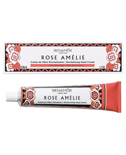 Женский крем для рук Rose Amelie Creme de Maos Hidratante, увлажняющий крем для рук, 1,69 жидких унций, без цвета