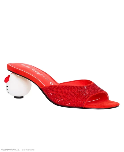  Босоножки из женской коллекции Hello Kitty red