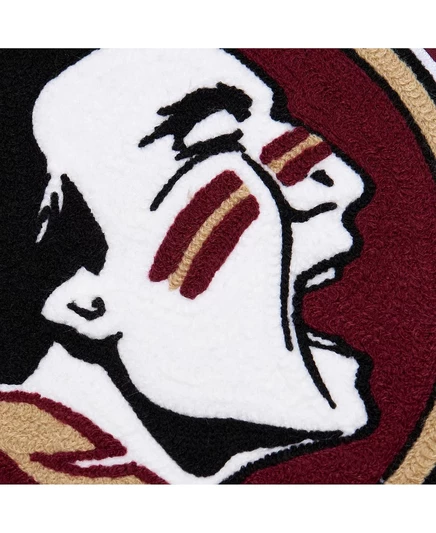 Мужская толстовка-пуловер из флиса Mitchell & Ness Garnet Florida State Seminoles с капюшоном из флиса garnet