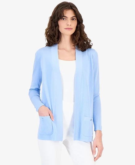Женский кардиган Anne Klein Malibu для миниатюрных, озерный