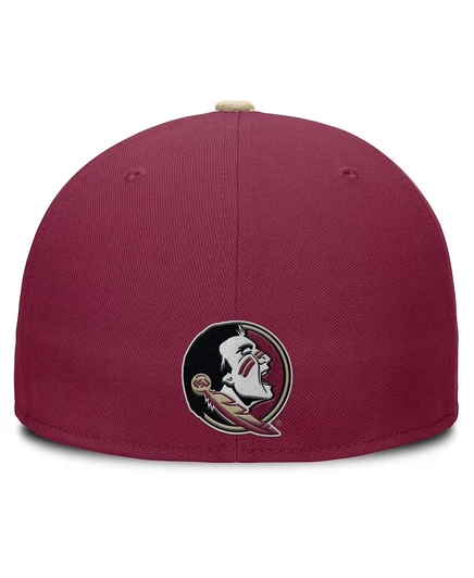Мужская двухцветная кепка Nike Prime Time Performance от Nike с гранатово-золотистым принтом Florida State Seminoles garnet, gold