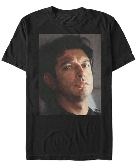 Мужская футболка с коротким рукавом Jeff Goldblum Stare от Fifth Sun с принтом black