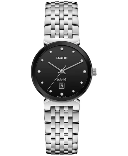 Женские часы Rado Florence 30 мм с бриллиантами, серебристые