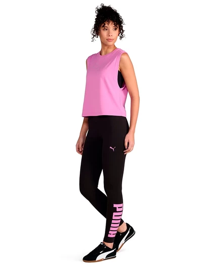 Женские легинсы Puma Athletic Graphic, черно-лиловые