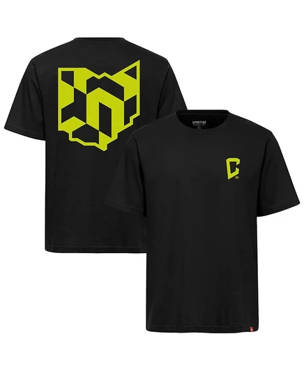 Мужская и женская черная футболка премиум-класса Columbus Crew Duke от Sportiqe black