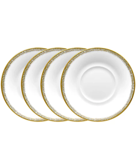Набор блюдец Noritake Haku, 4 шт., 6″, белые