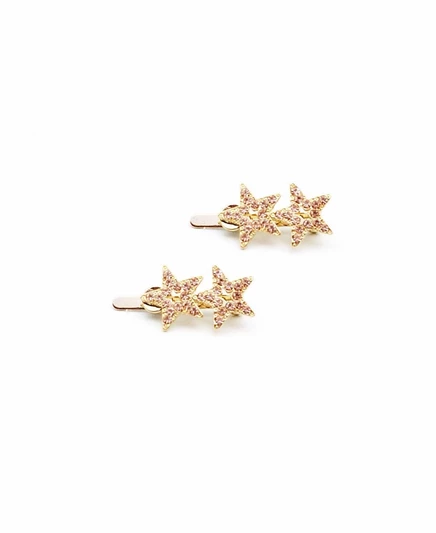 Женский набор магнитных заколок Twin Star, упаковка из 2 желтых заколок