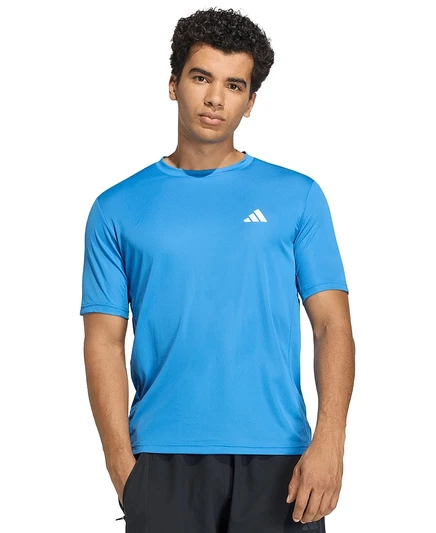 Мужская футболка Adidas Workout Essentials с круглым вырезом, синяя