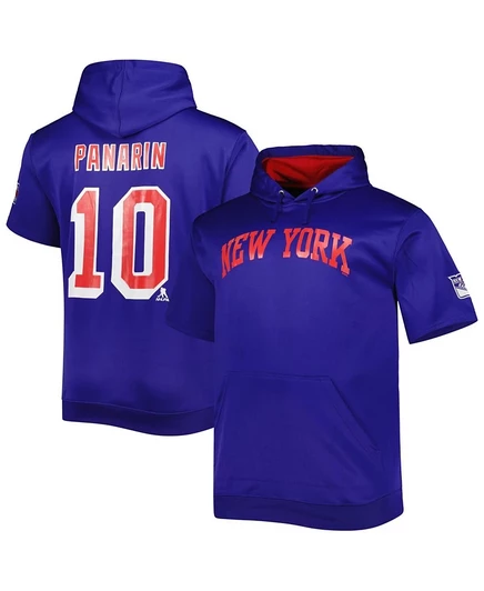 Мужское худи Fanatics Panarin New York Rangers, синее