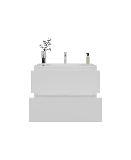 Шкаф для ванной TUHOME Opalo из MDF 80 см, белый