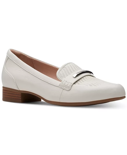  Женские слипоны-мокасины Juliet Aster на плоской подошве white leather