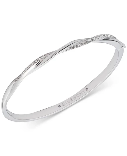 Браслет Givenchy Pavé Twist, серебристый