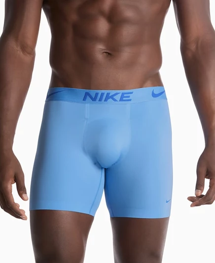 Мужские трусы-боксеры Nike Dri-FIT Elite Micro синего цвета