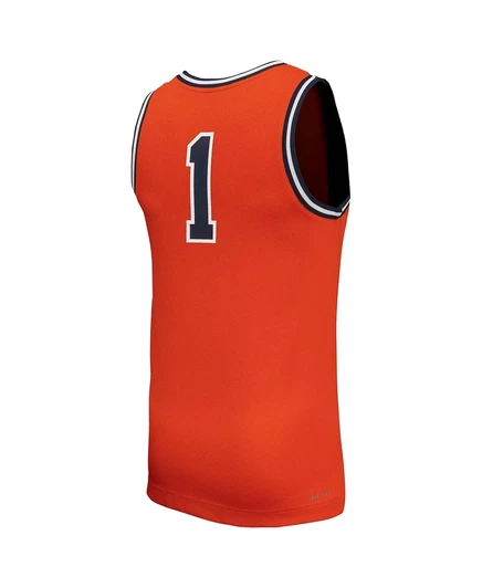 Мужская баскетбольная майка Nike 1 Orange Virginia Cavaliers, точная копия баскетбольной майки orange