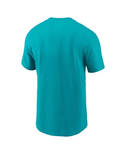 Мужская футболка Nike Aqua Miami Dolphins Prime Time с надписью Essential aqua
