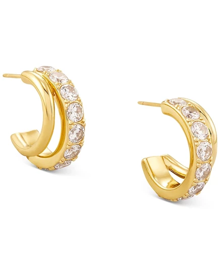Маленькие серьги-кольца с разрезом из кубического циркония Kendra Scott, 0,75 дюйма