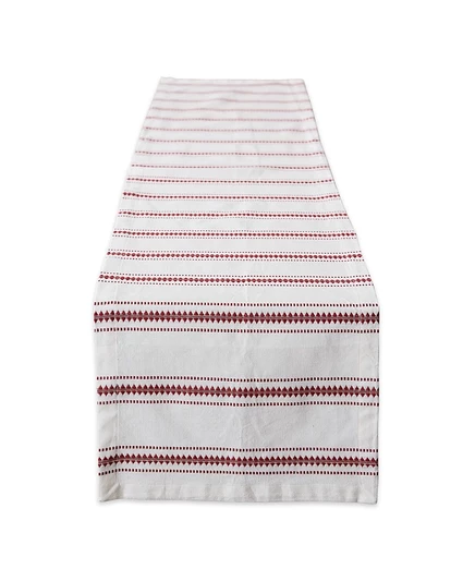 Сервировочная дорожка Design Imports Zig Dobby 36×183 см, красная