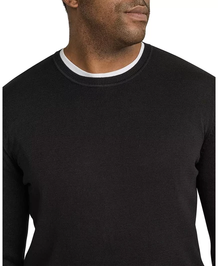 Свитер с круглым вырезом Johnny Bigg Big & Tall Essential black