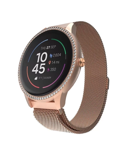  Умные часы Sport 4 Унисекс с сетчатым браслетом из розового золота, 43,2 мм rosegold