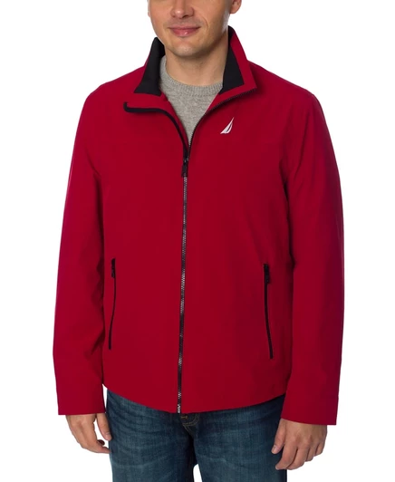 Мужская ветровка Nautica Stretch Performance, водоотталкивающая, красная