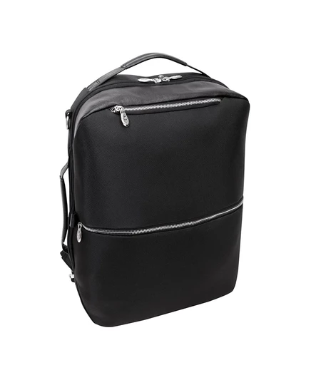 Рюкзак McKlein East Side 17″ нейлоновый 2‑в‑1 для ноутбука, черный