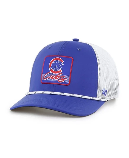 Мужская тракер-кепка '47 Brand Scratch Chicago Cubs, сине-белая