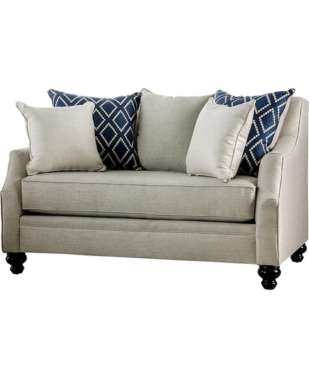 Двухместный диван Furniture of America Cameron Park, серый