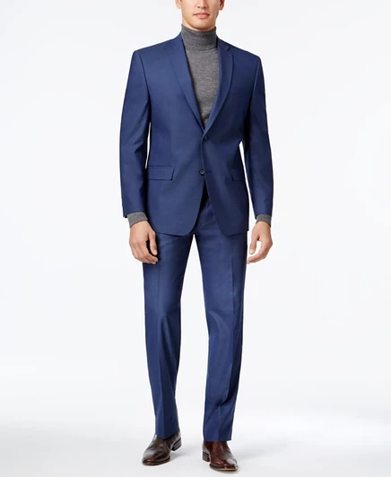 Мужской костюм Marc New York Slim Fit, синий