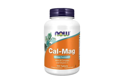 Формула NOW Foods Cal-Mag Stress, 100 таблеток, без цвета
