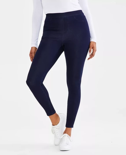 Миниатюрные джеггинсы со средней посадкой от Style & Co, созданные для Macys rinse