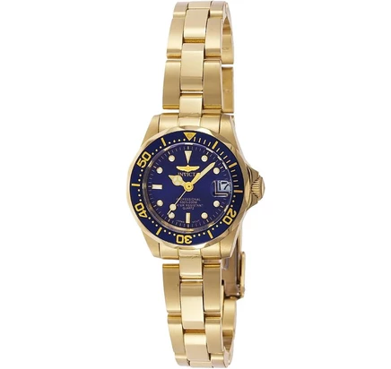 Женские кварцевые часы Invicta 8944 Pro Diver с 3 ручными циферблатами из золота