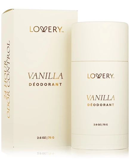 Дезодорант-стик Lovery Vanilla, 2,6 унции, без цвета