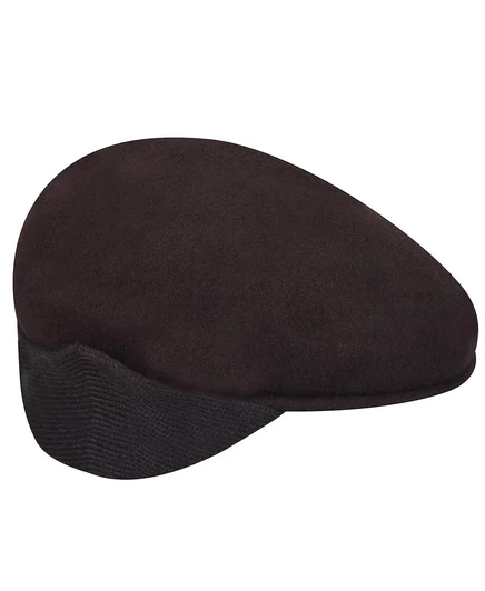 Мужские шерстяные шапки-ушанки Kangol 504 Ivy и плоские кепки-ушанки Kangol espresso